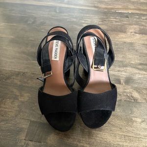 Steve Madden Strappy Platform Heels, Size 8.5